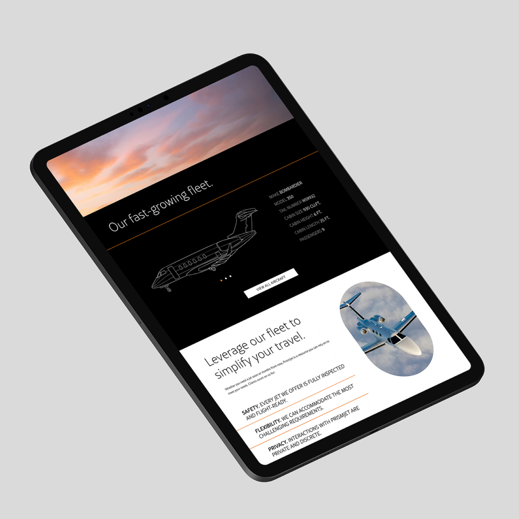 WordPress Website Design: Prismjet 2
