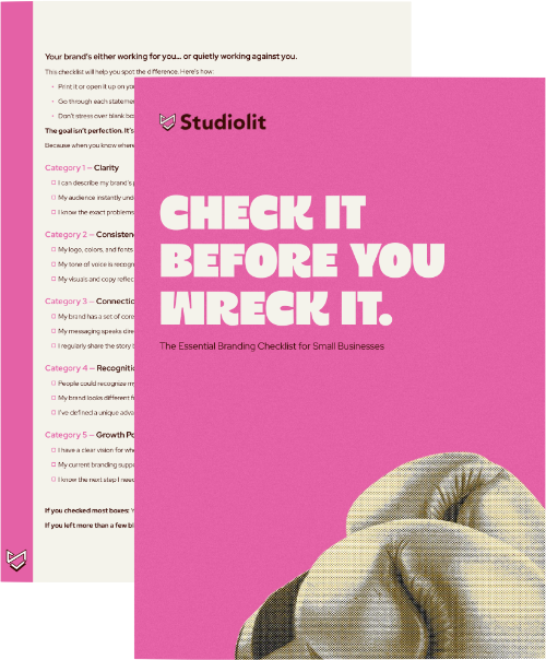 Branding checklist for Prescott small businesses PDF — Studiolit