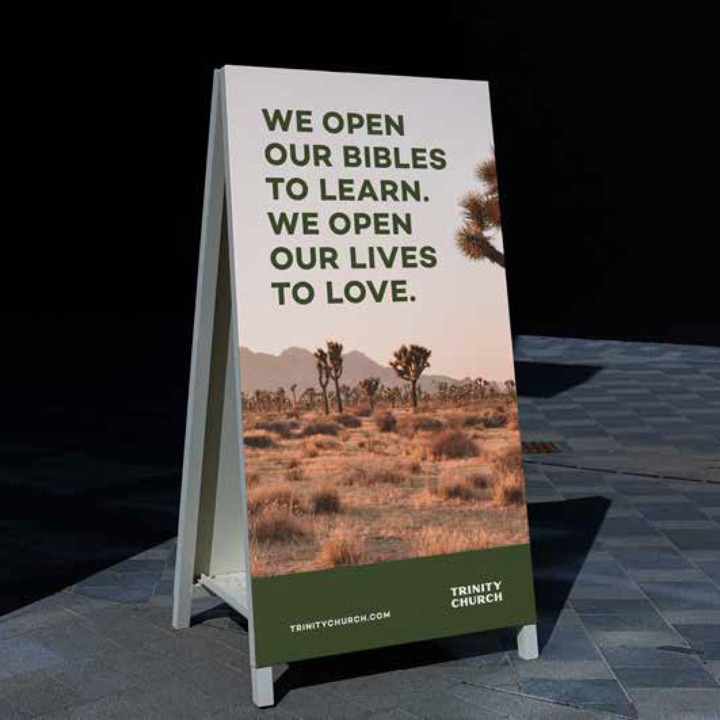 Trinity Church Scottsdale visual identity and website project