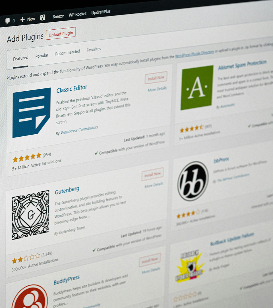 WordPress maintenance plans — website maintenance services with weekly updates and backups