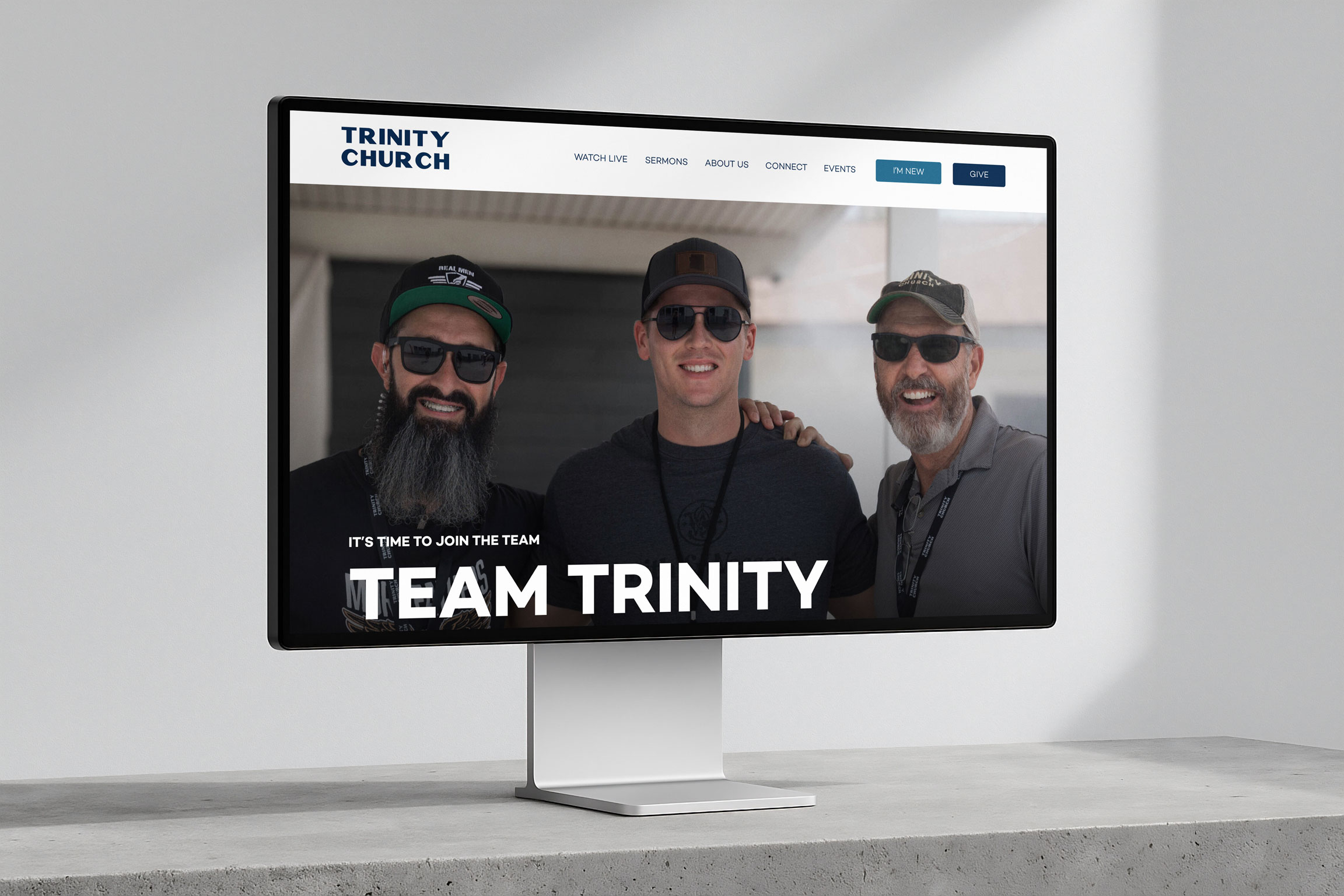 Modern church website layout with mobile optimization in Scottsdale AZ