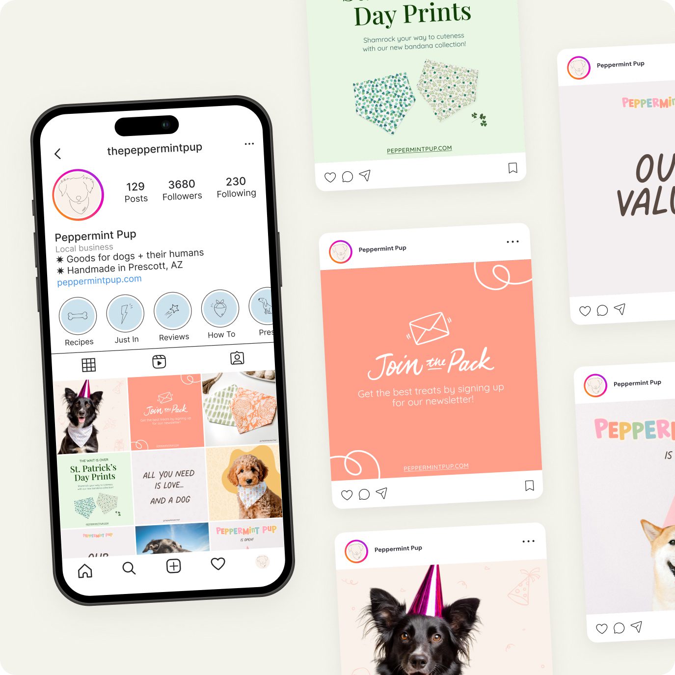 Bespoke Design Services: Peppermint Put SM