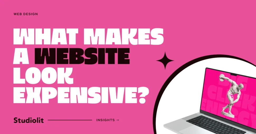 what makes a website look expensive